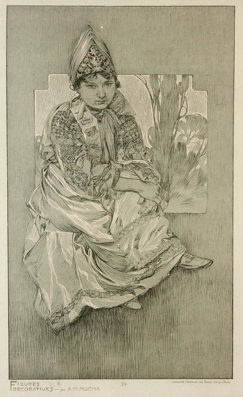 Figures Décoratives by Alphonse Mucha