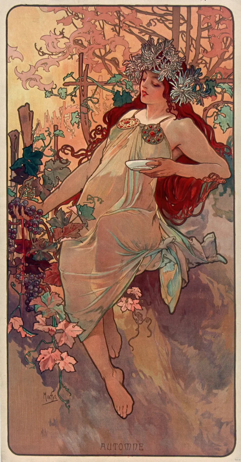 Les Saisons - automne od Alfonse Muchy