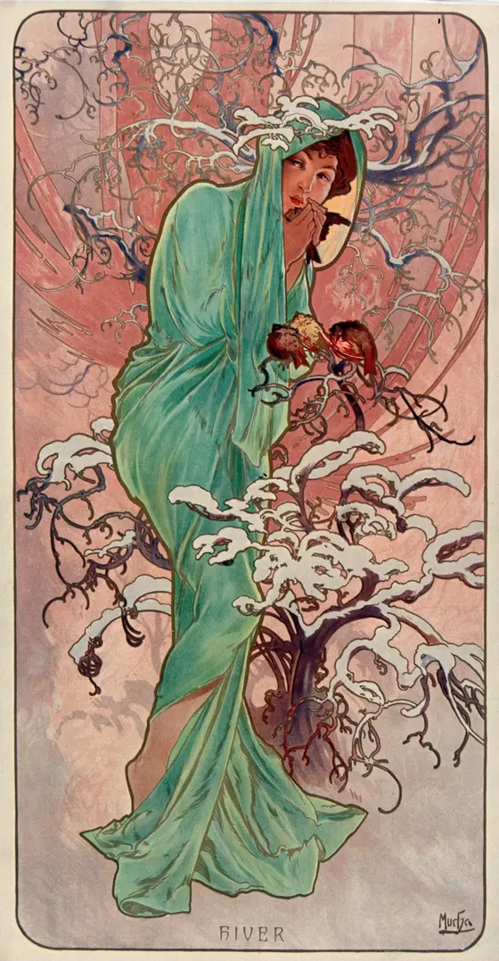 Les Saisons - hiver od Alfonse Muchy
