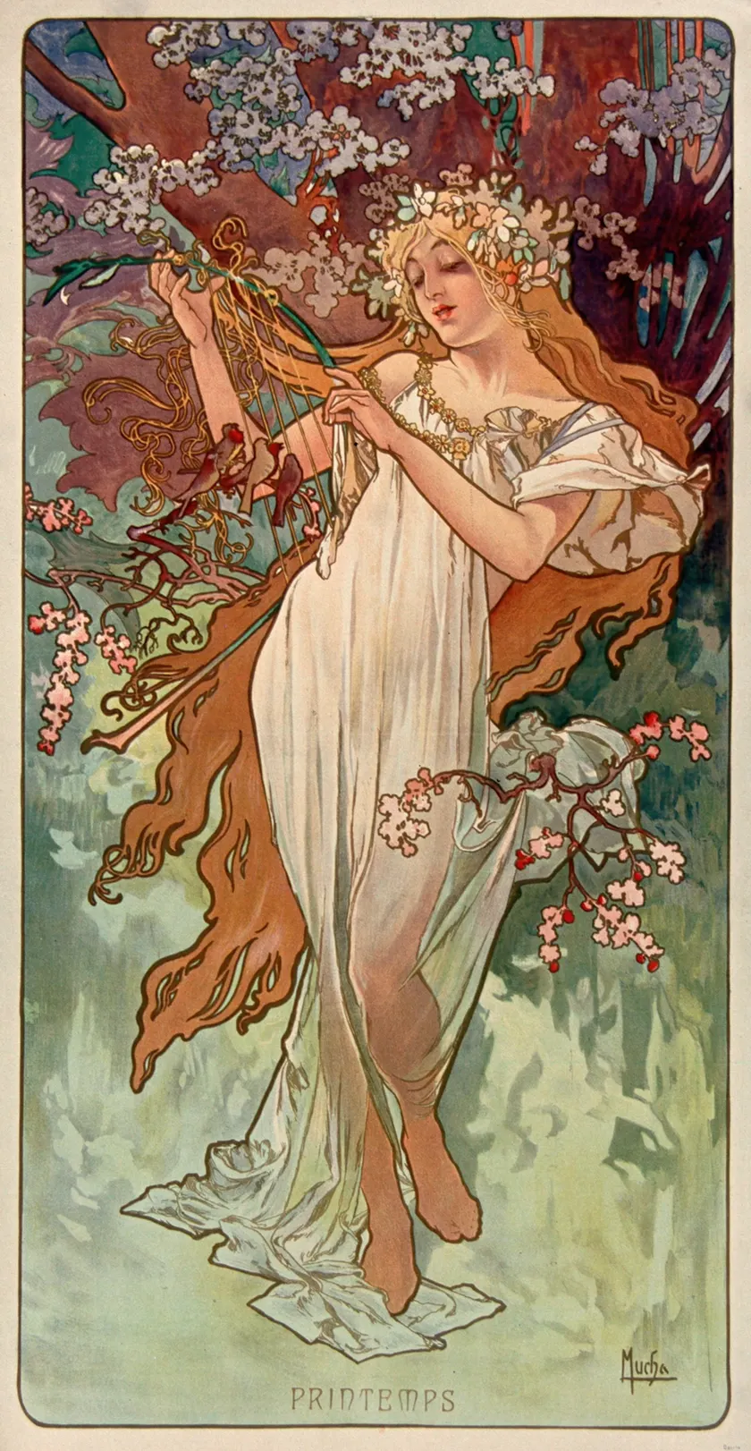 Les Saisons - printemps od Alfonse Muchy